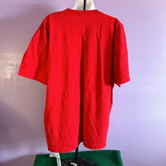 Life Liberty and the Pursuit of Happy Hour T-Shirt Red Size 2XL Funny Graphic - Picture 2 of 3